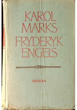 Marks Engels Dzieła tom 29