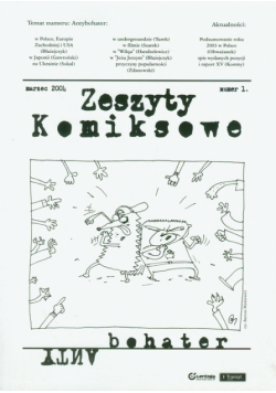 Zeszyty komiksowe nr 1 Antybohater