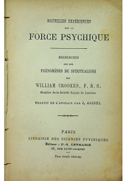 Force Psychique