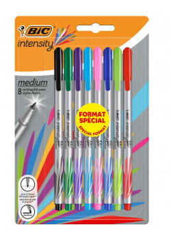 Cienkopisy Intensity medium mix ast 6+2szt bls