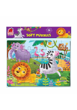 Puzzle piankowe Zwierzęta w ZOO RK6040-02