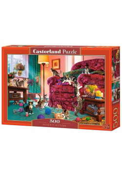 Puzzle 500 Naughty Kittens