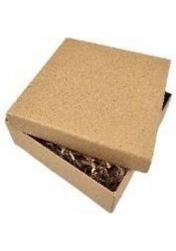Pudełko prezentowe kraft beżowe 15x15x5,5cm