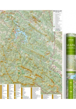 Mapa zdrapka - Bieszczady 1:75 000