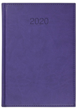 Kalendarz 2020 Książkowy A5 dzienny Vivo fioletowy