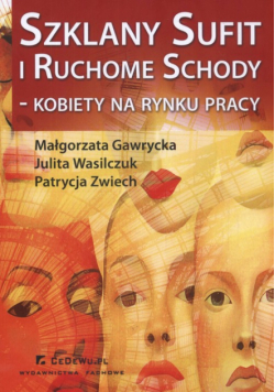 Szklany sufit i ruchome schody kobiety na rynku pracy