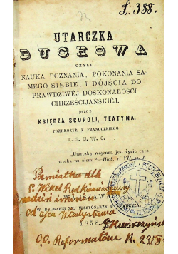 Utarczka duchowa 1858 r
