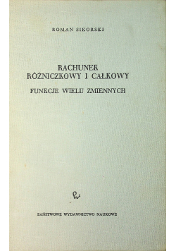 Rachunek różniczkowy i całkowy