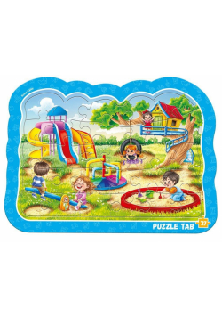 Puzzle ramkowe. Plac zabaw