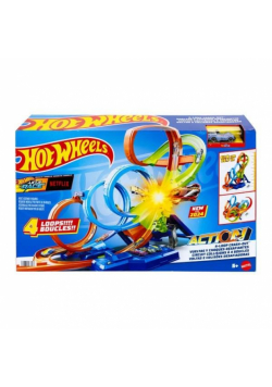 Hot Wheels Action Zestaw Poczwórna pętla kraks
