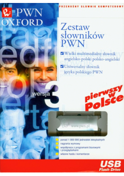 Uniwersalny słownik języka polskiego \ Wielki słownik angielsko-polski polsko-angielski Pendrive