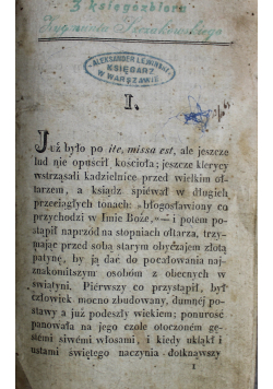 Romans historyczny Tom I 1828 r.