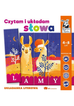 Kapitan Nauka Czytam i układam słowa Układanka literowa