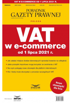 VAT w e-commerce od 1 lipca 2021 Podatki 8/2021