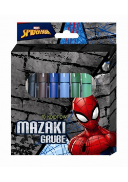 Mazaki grube Spiderman 10 kolorów