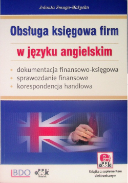 Obsługa księgowa firm w języku angielskim