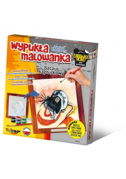 Wypukła malowanka Futrzak - Szczur kapturkowy