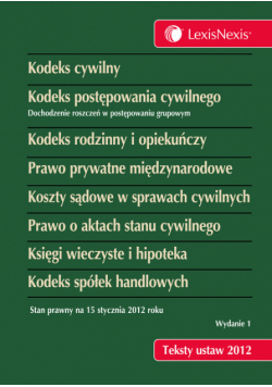 Kodeks cywilny Kodeks postępowania cywilnego Kodeks rodzinny i opiekuńczy Prawo prywatne międzynarodowe