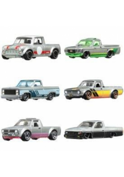 Hot Wheels Wielopak Zamac Zestaw 6 metal pojazdów