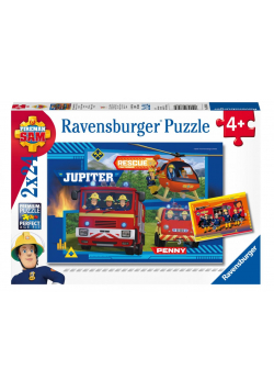 Puzzle 2x24 Strażak Sam na ratunek