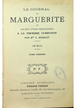 Le Journal de Marguerite Tome Premier