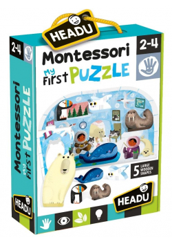 Montessori Pierwsze puzzle Biegun HEADU