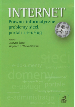 Internet Prawo informatyczne problemy sieci portali i e-usług