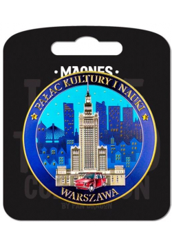 Magnes I love Poland Warszawa ILP-MAG-B-WAR-35
