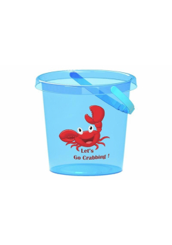Wiaderko do piasku transparentne 20cm