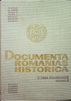 Documenta Romaniae Historica