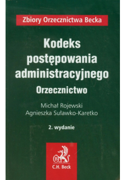Kodeks postępowania administracyjnego Orzecznictwo