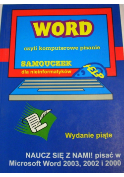 Word czyli komputerowe pisanie