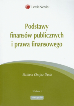 Podstawy finansów publicznych i prawa finansowego