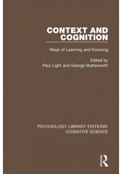 Context and Cognition