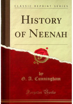 History of Neenah reprint z 1878 r