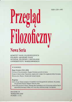 Przegląd filozoficzny rocznik 29
