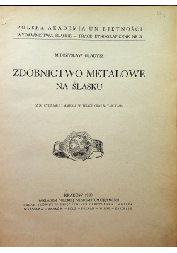 Zdobnictwo metalowe na Śląsku 1938 r