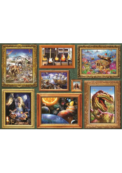 Puzzle 1000 Galeria ośmiu obrazów