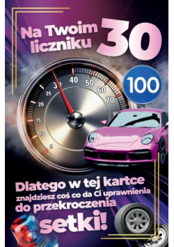 Karnet Prawo Jazdy 30 urodziny damskie