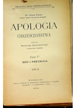 Apologia chrześcijaństwa 1905 r