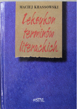Leksykon terminów literackich