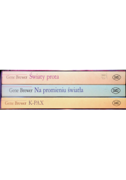 K PAX Trylogia Tom od 1 do 3