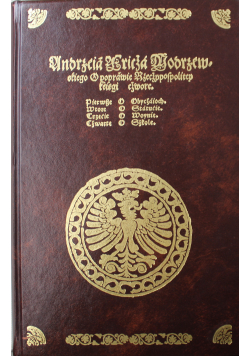 O poprawie Rzeczypospolitej reprint
