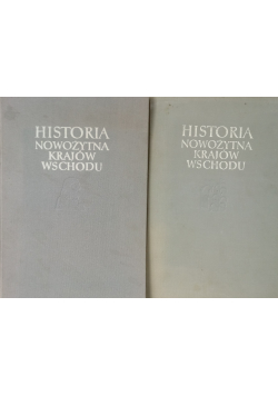 Historia nowożytna krajów wschodu 2 tomy