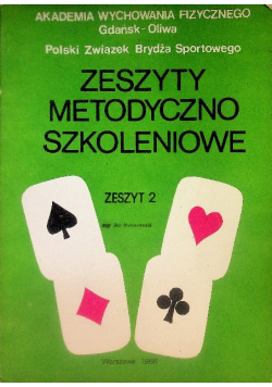 Zeszyty metodyczno szkoleniowe Zeszyt 2