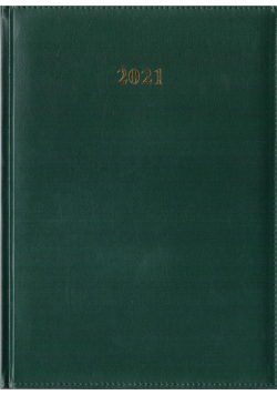 Kalendarz 2021 Tygodniowy A4 Divas Zielony