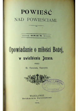 Powieść nad powieściami Serja IV 1910 r