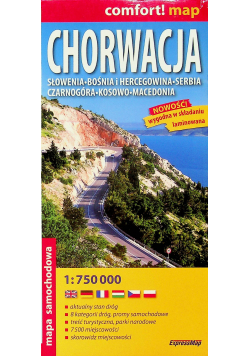 Mapa Chorwacja 1 : 750000