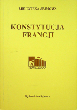 Konstytucja Francji