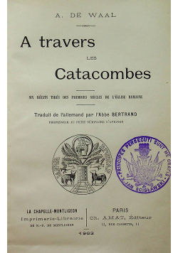 A travers les catacombes część IV i V1902 r